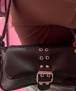 MINI BAGS - CARTERA ORNELLA - MINI CARTERA NEGRA  - CARTERAS