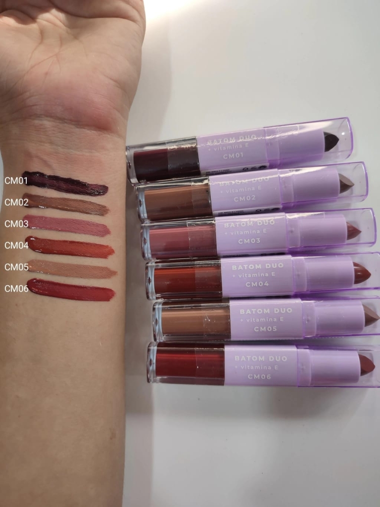 COMBO DE MAQUILLAJE - DELINEADOR EN FIBRA + LABIAL DUO + GLOSS - Imagen 2