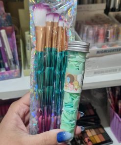 BROCHAS TORNASOLADAS POR 5U + JABON EN PASTILLAS