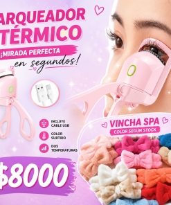 COMBO - ARQUEADOR TERMICO – INCLUYE CABLE USB + VINCHA SPA