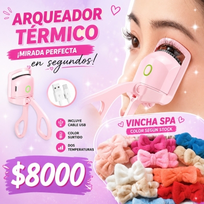 COMBO - ARQUEADOR TERMICO – INCLUYE CABLE USB + VINCHA SPA