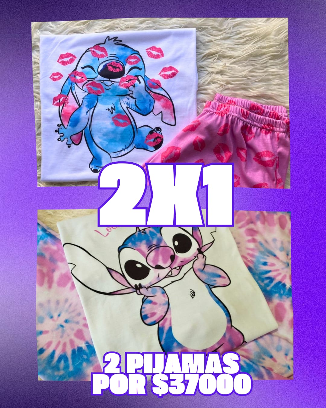 2x1 - LIQUIDACIÓN DE INVIERNO - PIJAMAS LARGOS MANGAS LARGAS