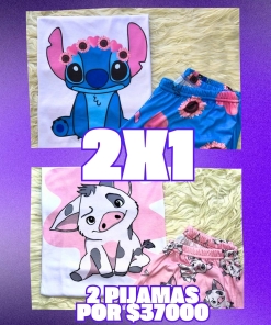 2x1 - LIQUIDACIÓN DE INVIERNO - PIJAMAS LARGOS MANGAS LARGAS