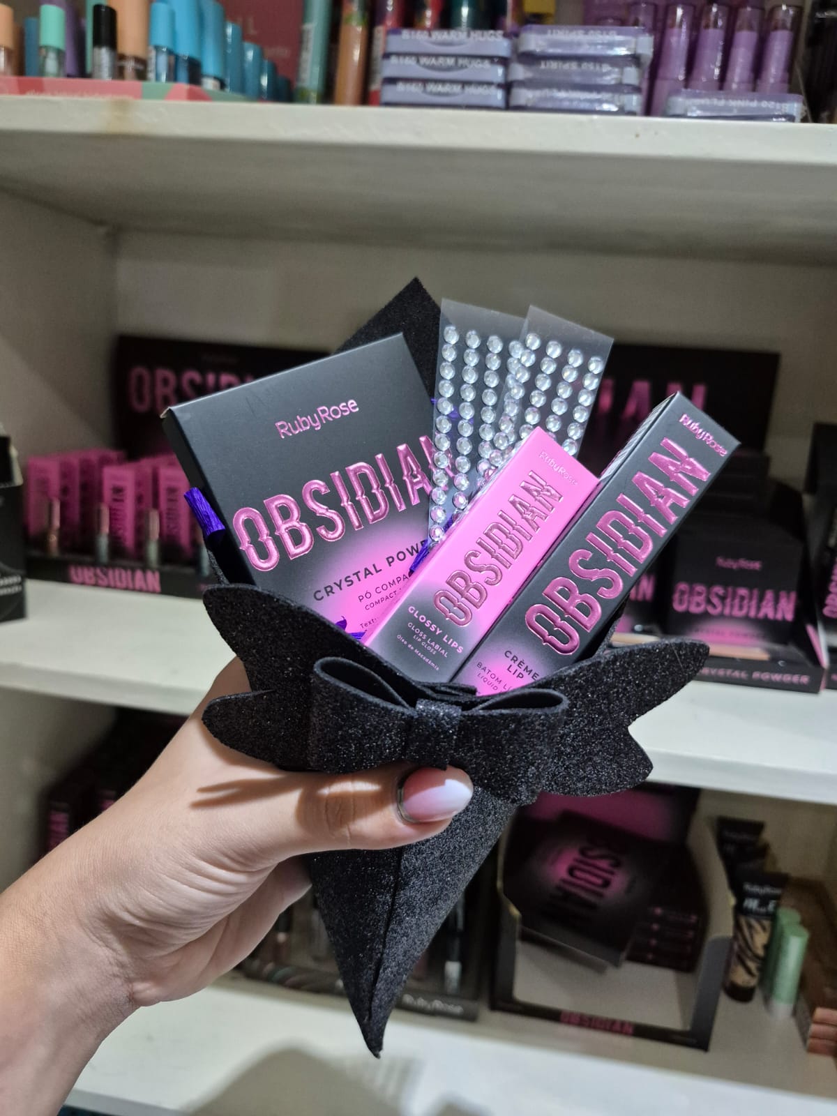 RAMOS DE MAQUILLAJE -LINEA OBSIDIAN RUBY ROSE