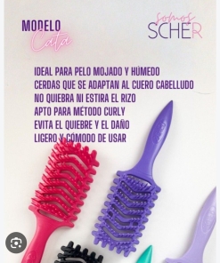 PEINE IDEL PARA RULOS - CERDAS QUE NO QUIEBRAN NI ESTIRA EL RULO